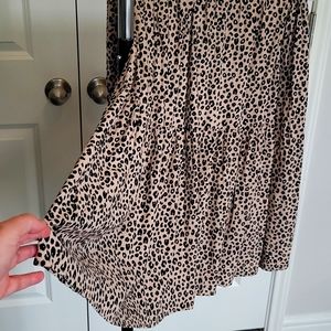 Leopard Maxi Skirt